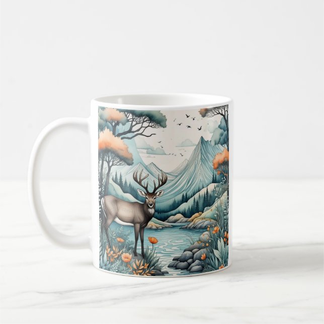 Artistic Illustrations Coffee Mug (Left)