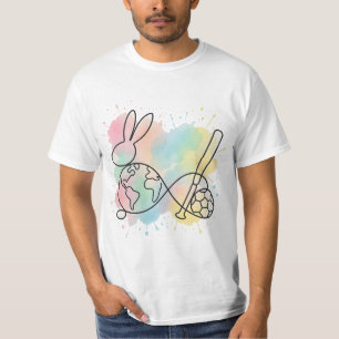 Artistic Infinity Connection: World, Sports, and N T-Shirt