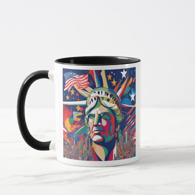 Artistic interpretation of the United States Mug (Left)