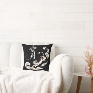 Artistic Japanese Cat Soccer Home Decor Gift  Cushion