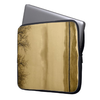 ARTISTIC LANDSCAPE WITH LAKE AND REFLECTIONS LAPTOP SLEEVE