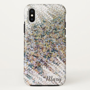 Artistic Leaf Snow iPhone Case - Customised Winter