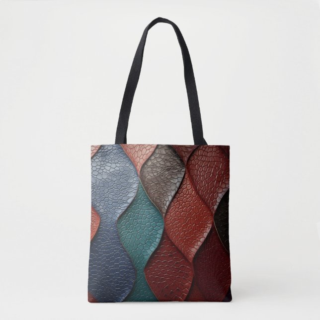Artistic Leather Texture Art designs Tote Bag (Front)