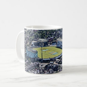 Artistic Leeds Cricket Stadium, Yorkshire Coffee Mug