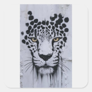 Artistic Leopard Portrait Wildlife Hoodie & Labels