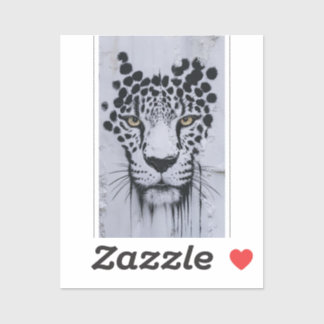 Artistic Leopard Portrait Wildlife Hoodie & Labels