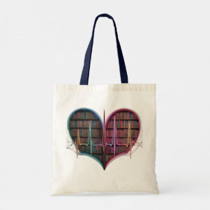 Artistic Library Series Tote Bag - Premium Canvas 