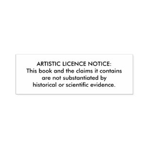 "Artistic Licence" stamp for Bibles