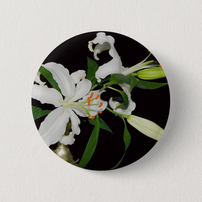Artistic Lily Collection-1 6 Cm Round Badge (Front)