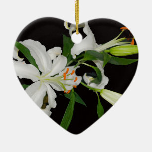 Artistic Lily Collection-1 Ceramic Tree Decoration