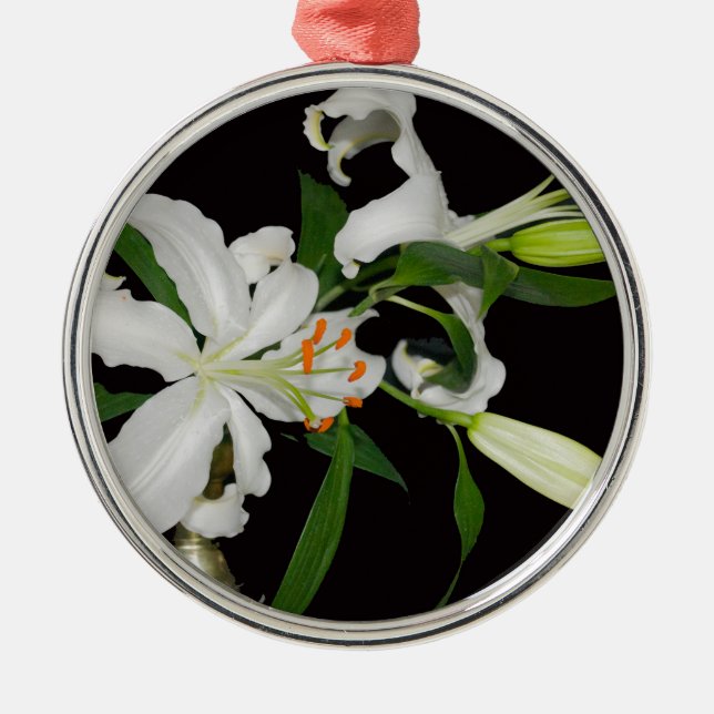 Artistic Lily Collection-1 Metal Tree Decoration (Front)