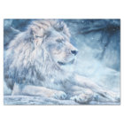 Artistic Lion Art Blue Decoupage