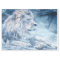 Artistic Lion Art Blue  Decoupage