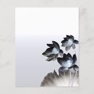 Artistic Lotus Blossoms Business Custom Flyer