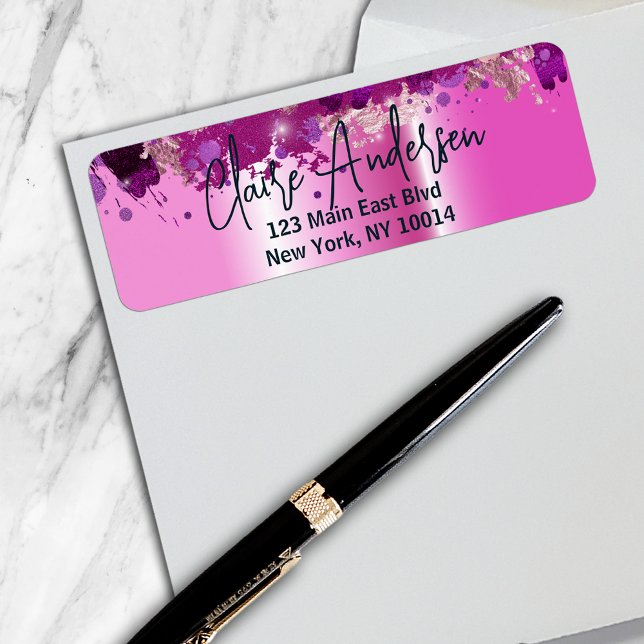 Artistic Luxury Chic Modern Glam Pink Metallic (Creator Uploaded)