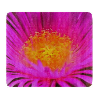 Artistic Magenta Pink Aster Flower Floral Art Cutting Board