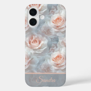 Artistic Maid Of Honor Gift Rose Flower Name iPhone 16 Case