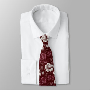 Artistic Mens Fashion Gardenias Tie