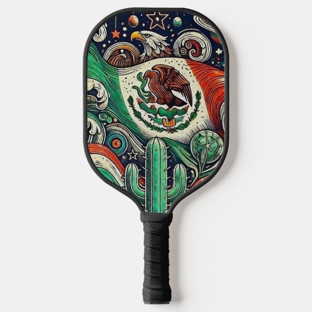 Artistic Mexico Pickleball Paddle (Front)