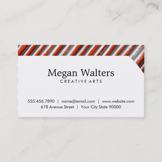 Artistic | Mixed Media Business Card (Front)