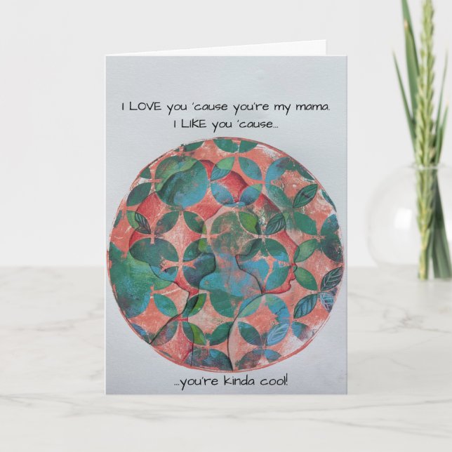 Artistic Mother’s Day Card (Front)