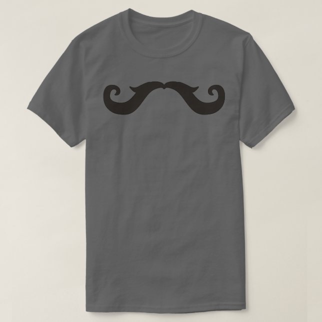 Artistic Moustache T-Shirt (Design Front)