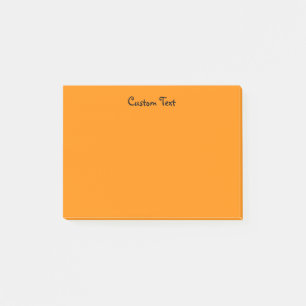 Artistic Orange Post-it Notes