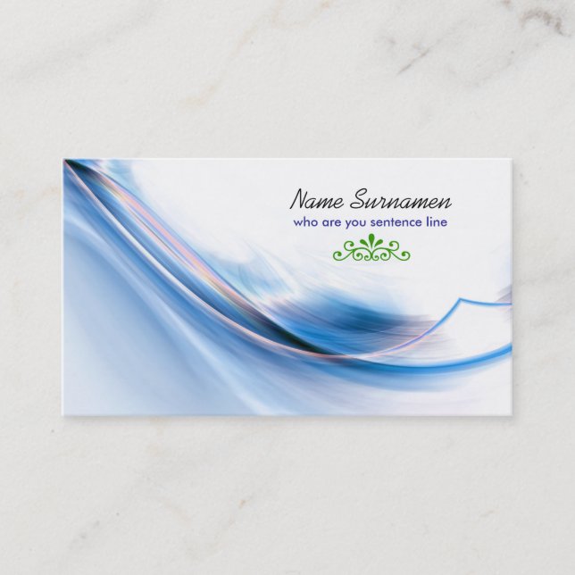 artistic painted business card (Front)