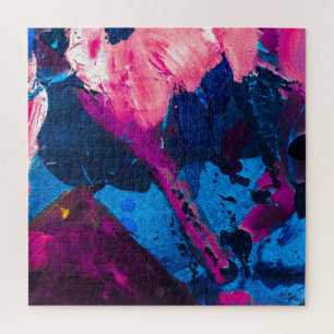 Artistic painted texture, modern decor. jigsaw puzzle