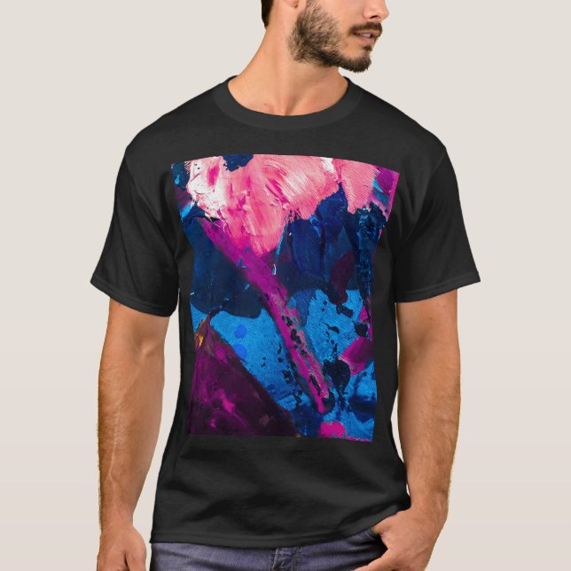 Artistic painted texture, modern decor. T-Shirt (Front)