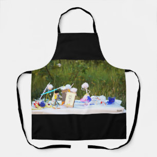 Artistic painting session by artist Fubby's Apron