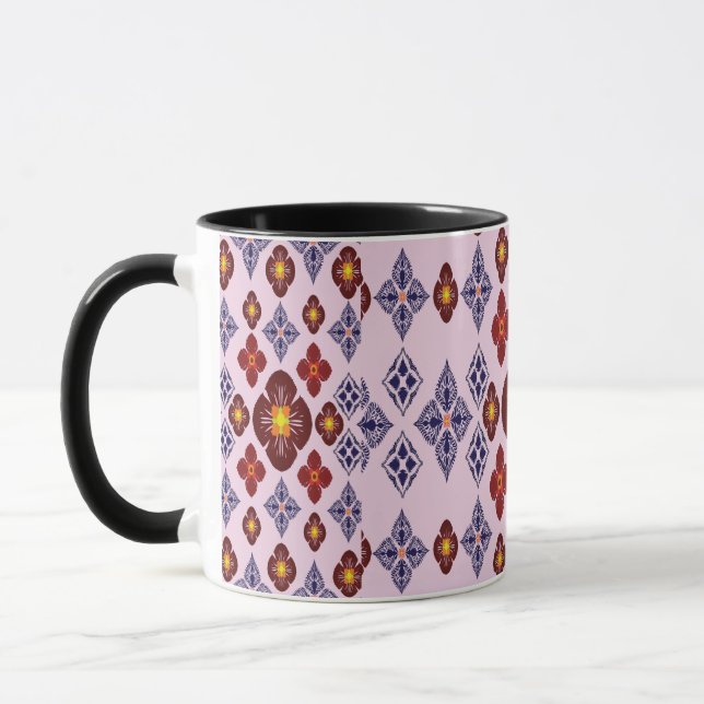 Artistic Pattern Coffee Mug – Stylish Kitchenware  (Left)