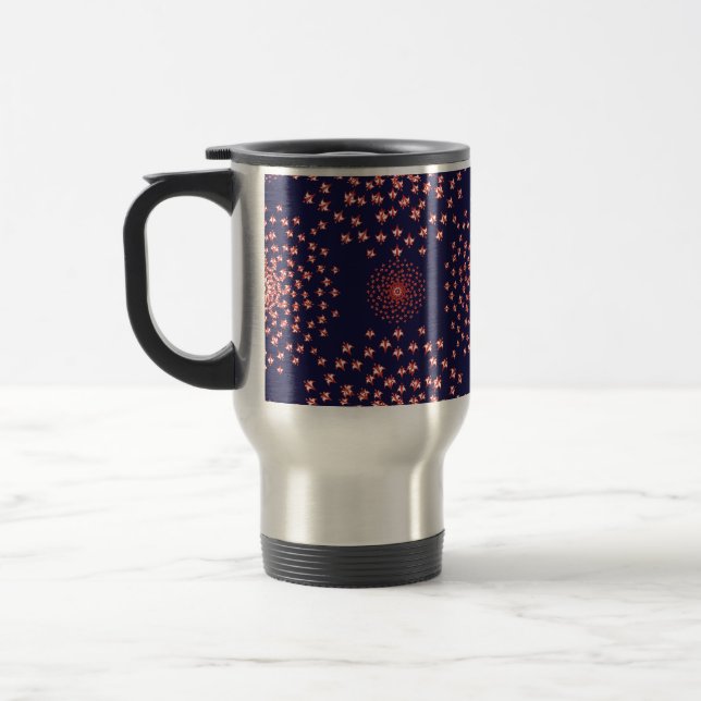 Artistic Pattern Coffee Mug – Stylish Kitchenware  (Left)