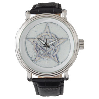 Artistic pentagram watch