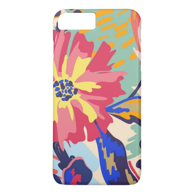Artistic Petals Hand Painted Case-Mate iPhone Case (Back)