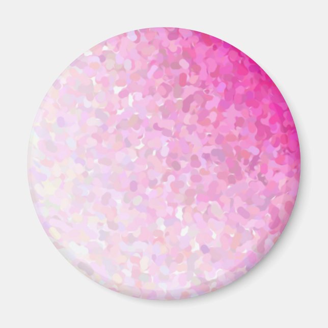 artistic pink base magnet (Front)