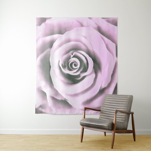 Artistic Pink Rose  rb Tapestry (In Situ)