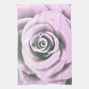Artistic Pink Rose rb Tea Towel