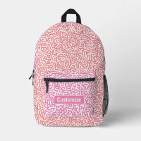 Artistic Pink Turing Pattern