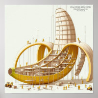 Artistic poster - Banane project: architecture
