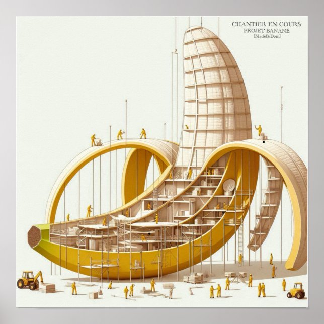Artistic poster - Banane project: architecture (Front)