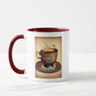 Artistic Printed Tea Cup