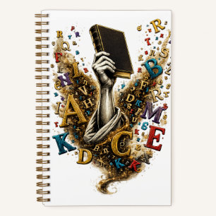 Artistic Reading & Alphabet Spiral Notebook). Notebook