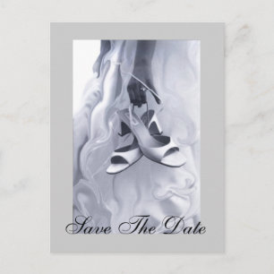Artistic Ready to Dance Save The Date Postcard