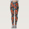 Artistic Red Tiger Lilly Flower Leggings
