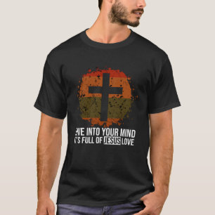 Artistic Retro Cross Artwork T-Shirt