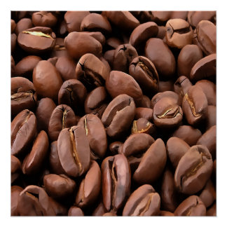 Artistic Roasted Coffee Beans  Poster