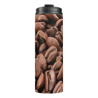 Artistic Roasted Coffee Beans Thermal Tumbler