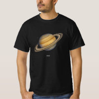 Artistic Saturn with Vibrant Rings