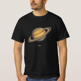Artistic Saturn with Vibrant Rings T-Shirt